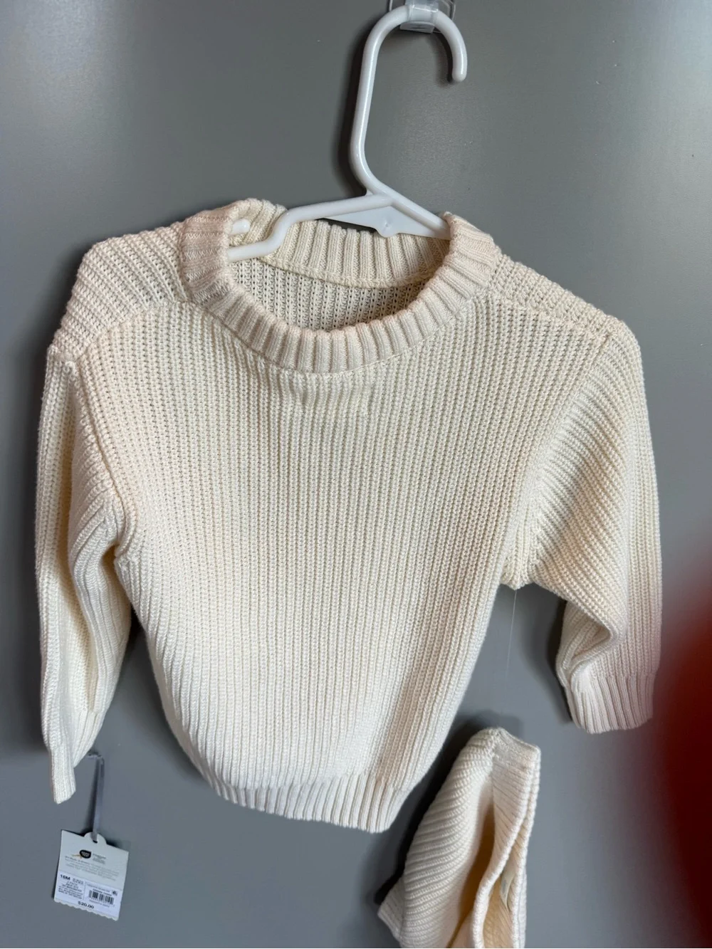 Target Cream Knit 'lil cub' Sweater & Bloomers Set